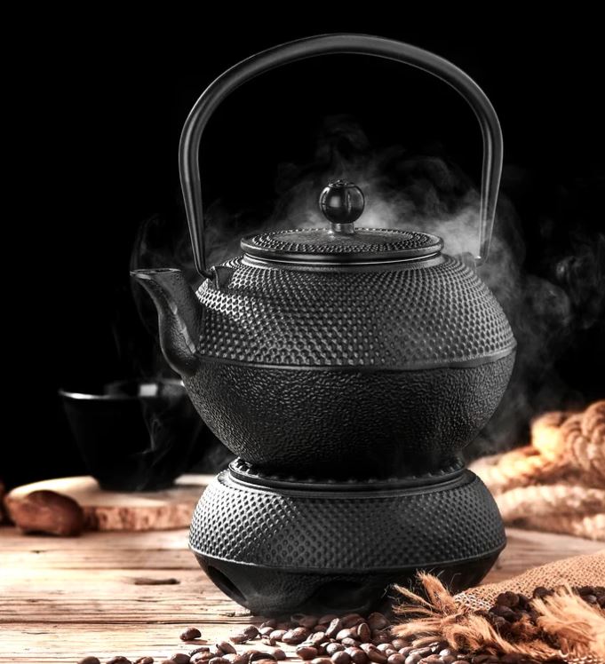 VELAZE 37 OZ. TEAPOT Gray Bird Coffee and Tea